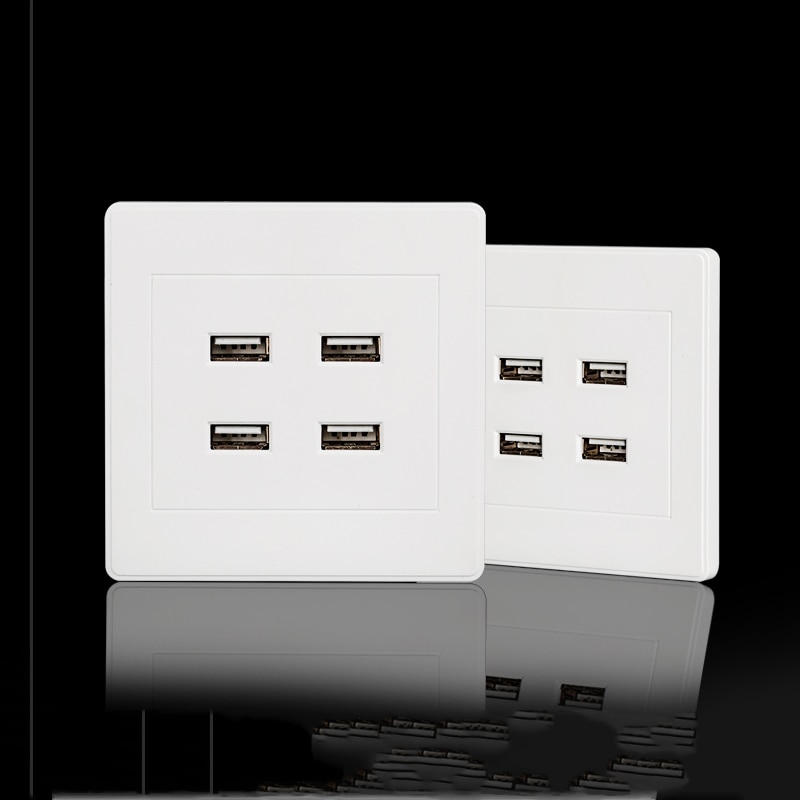 ο DC 4 Ʈ USB 5V 3.1A     ̼   ܼƮ г ÷Ʈ ġ   ġ  ÷